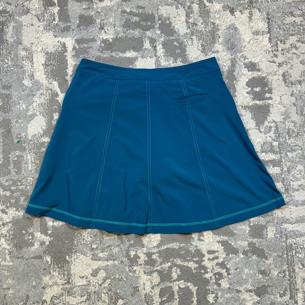 Title Nine Swingtastic Travel Skort Nimblene Size‎ 4 Teal Blue Athletic 190906